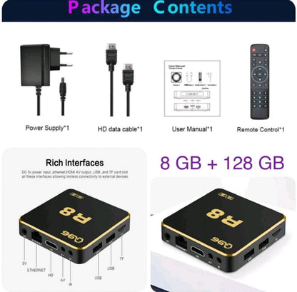 Android TV BOX 8GB RAM 128 GB MEMORIJE