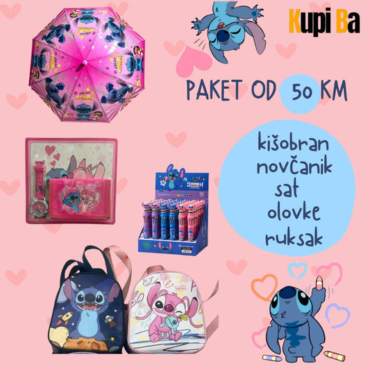 🌟 Stitch dječiji poklon paket - Sve u jednom! 🌟